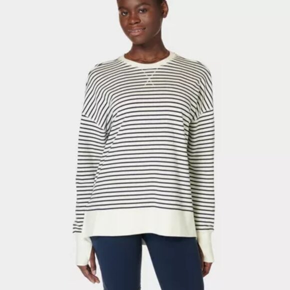 Sweaty Betty Striped Pullover - Size XS - Picture 1 of 6